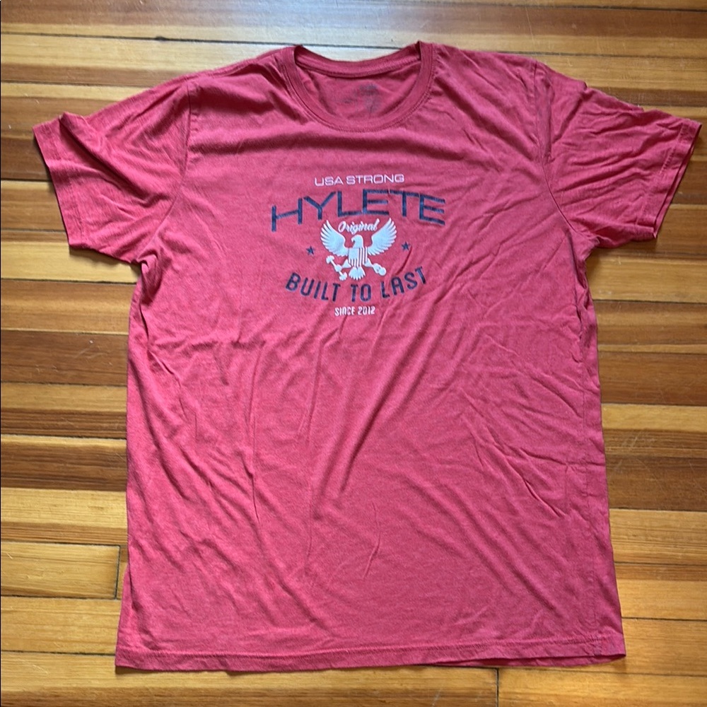 Hylete Men's Red Graphic T-Shirt